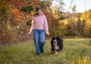 dog walks